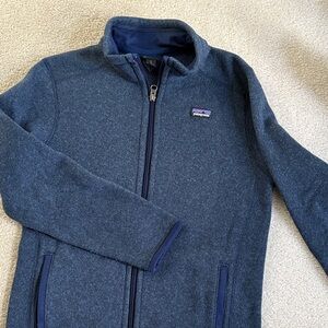 Patagonia blue  Zip-Up Sweater Fleece